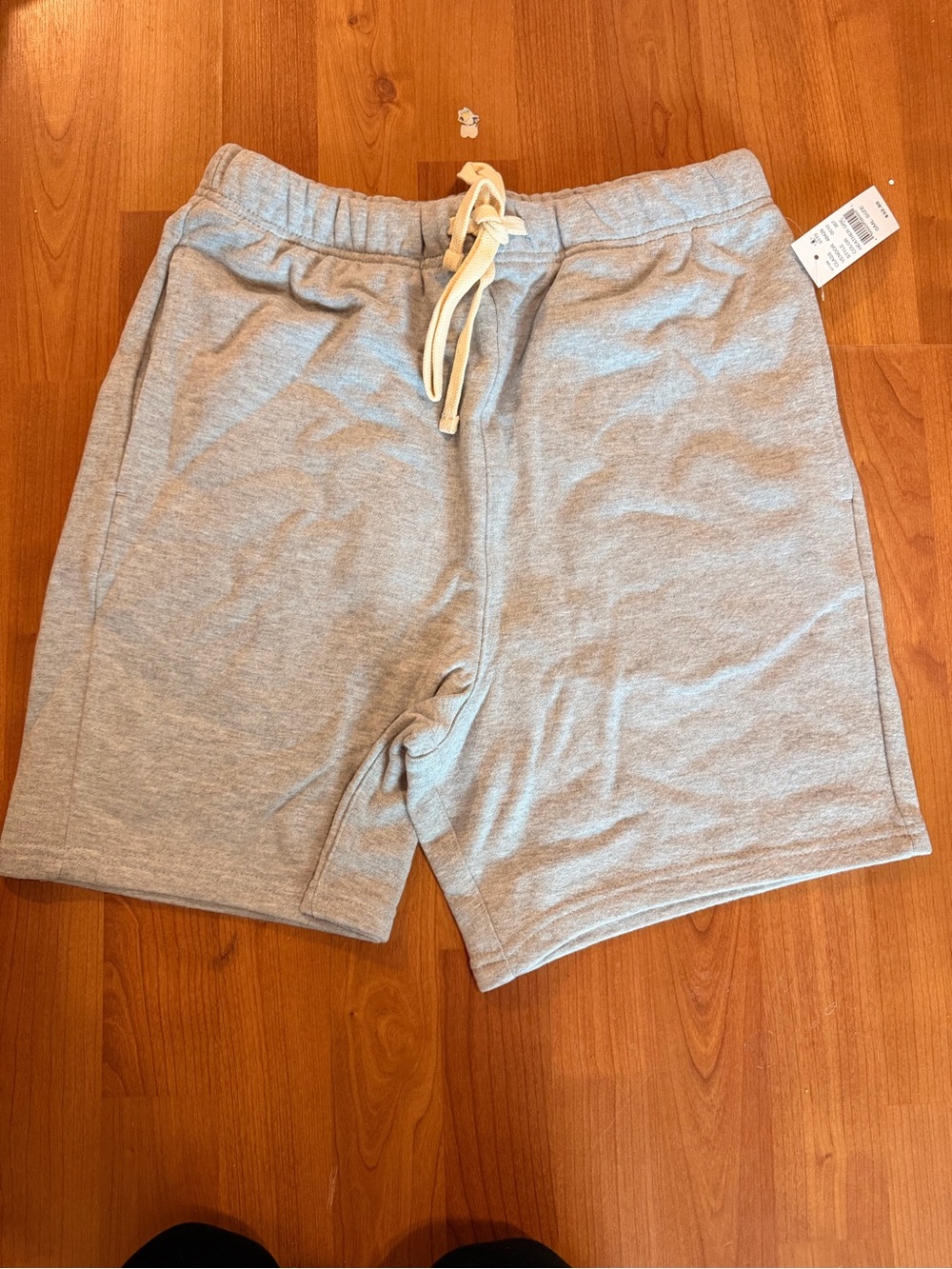 PacSun Men's Heather Gray Athletic Drawstring Shorts